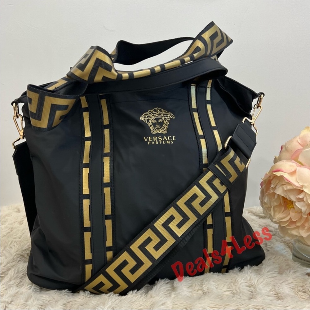 Versace Tote Bag Travel Bag Diaper Bag Versatile Multi-Use Medusa Purse NWT